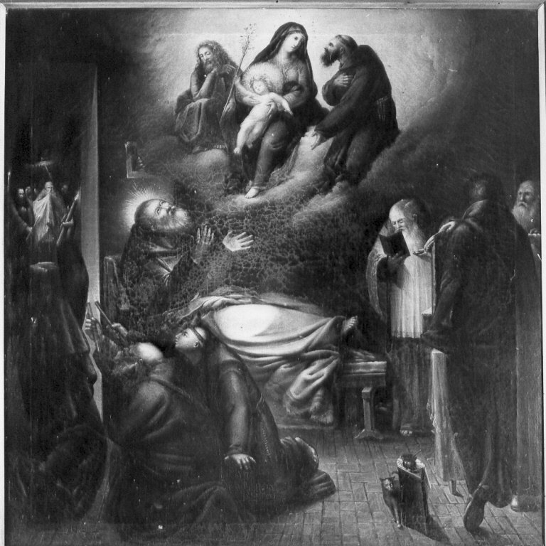 morte di san Crispino da Viterbo (dipinto) - ambito romano (fine sec. XVIII)